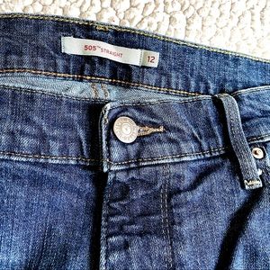 Levi’s 505 Straight Leg Jeans size 12